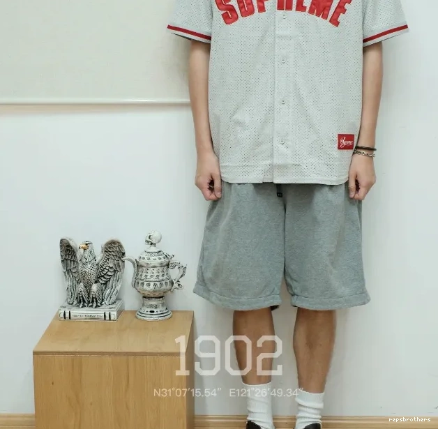 24SS short sleeved BASEBALL baseball suede MESH mesh JERSEY ULTRASUDE 0513